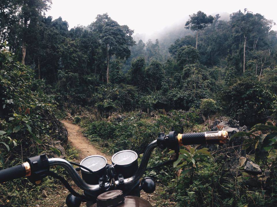 pu luong national park motorbike dirt mai chau vietnam