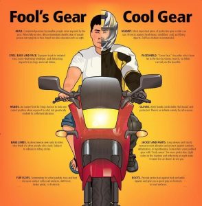 motorbike safety gear