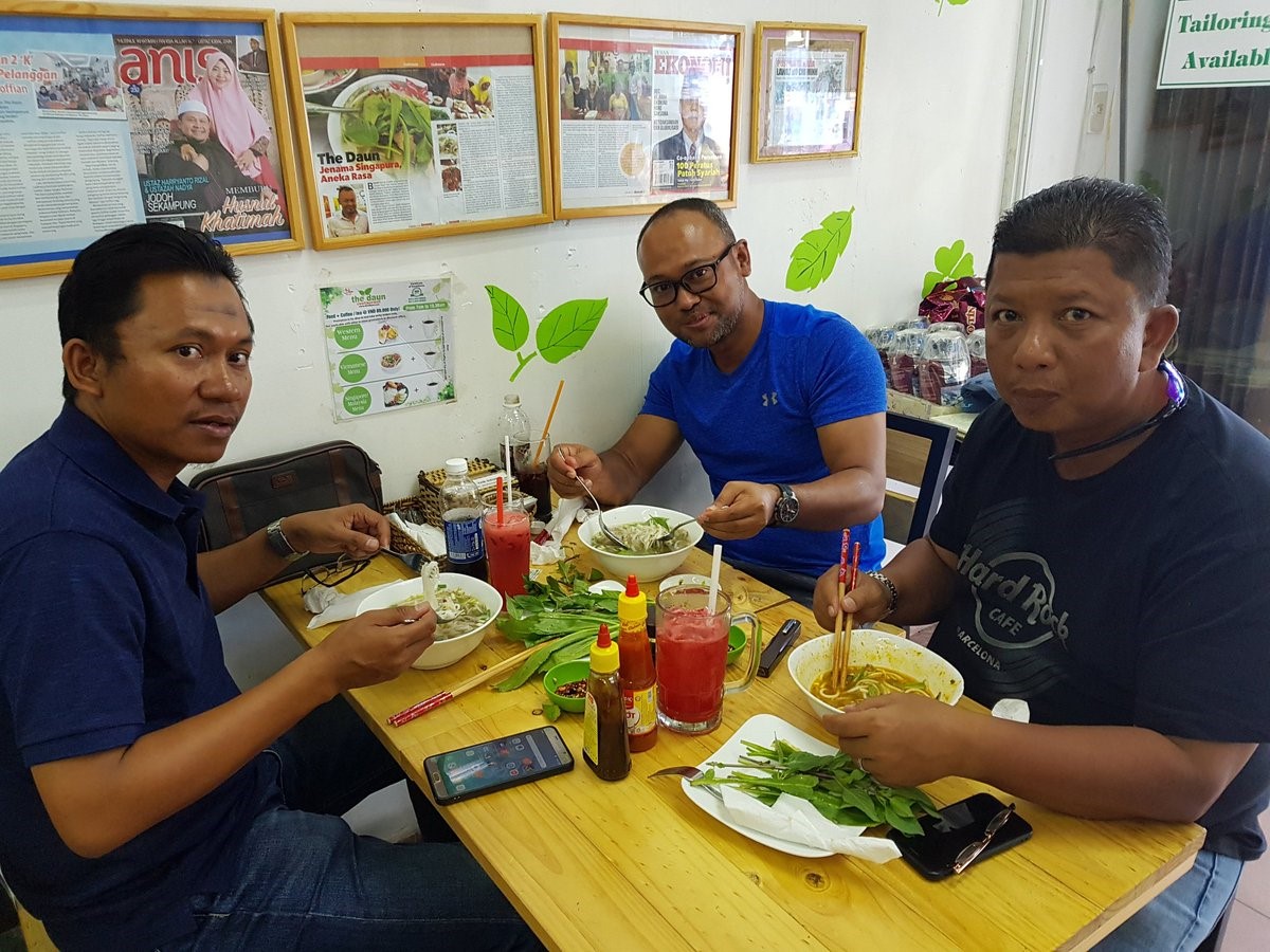 The Daun Restaurant is famous for Malaysian cuisine