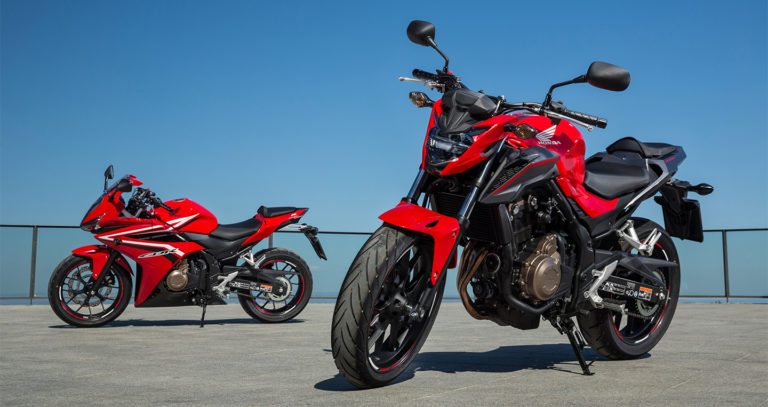 Honda CB500F and CBR500R