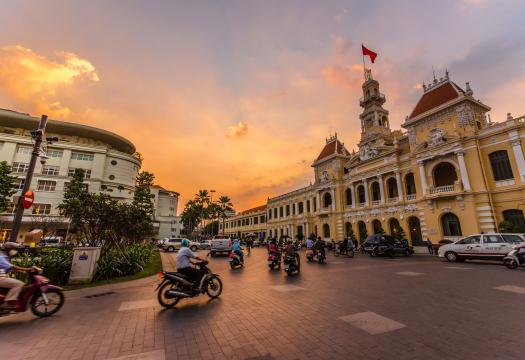 Travel to Saigon by motorbike