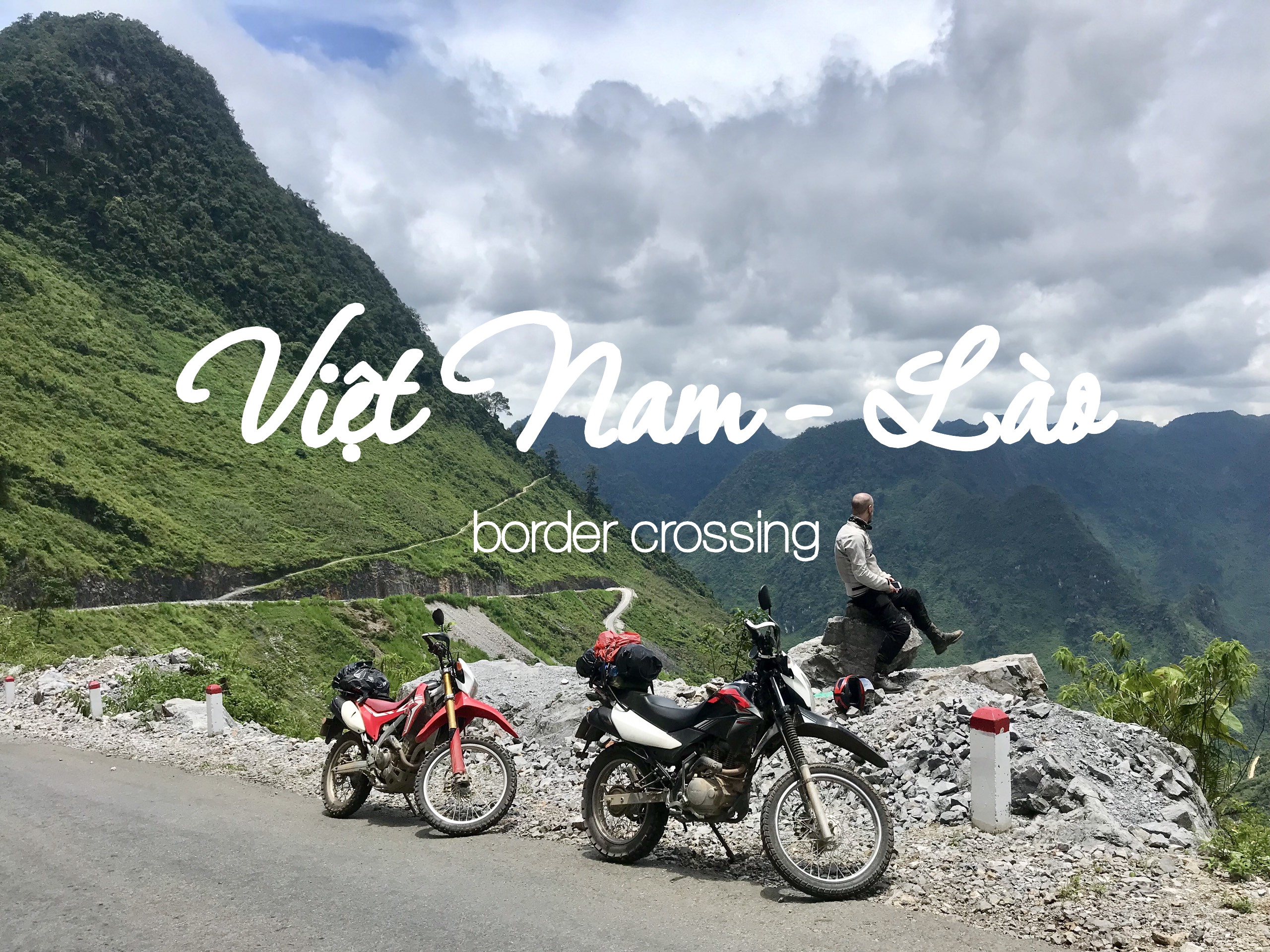border crossing vietnam to laos motorbike
