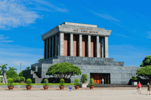 Ho Chi Minh Mausoleum in hanoi