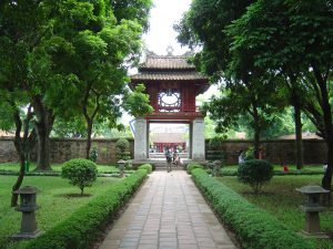 temple of literature in hanoi