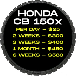 Honda CB150X — Motorbike Rental Vietnam price