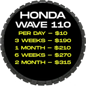 Honda Wave Alpha 110cc — Motorbike Rental Vietnam price