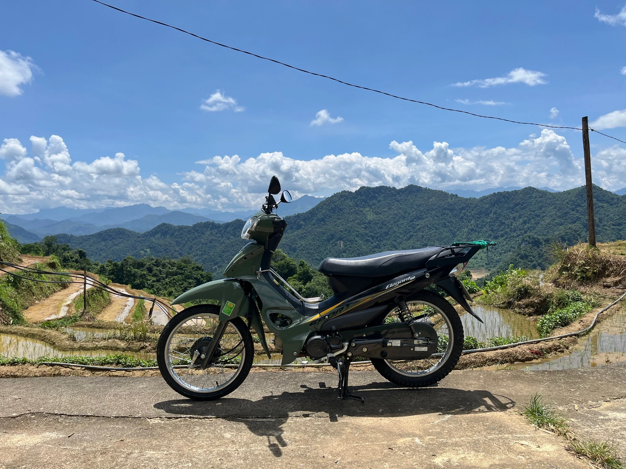 Sym Wave 50cc Ha Giang — no licence required