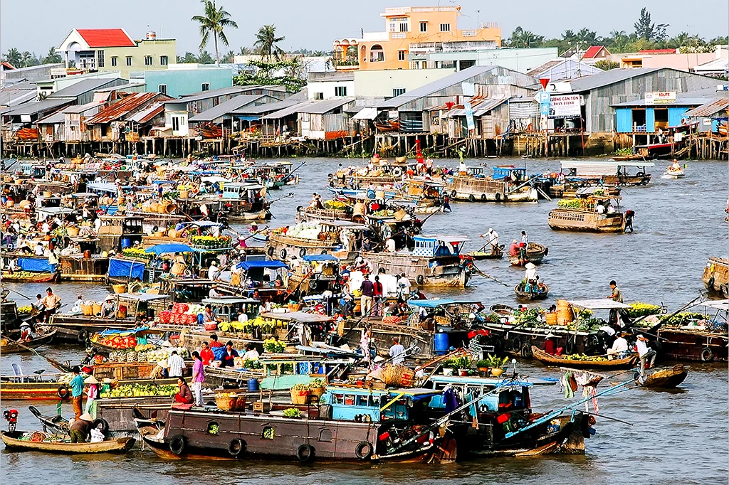 Floating Market, Can Tho 3 mekong floating market